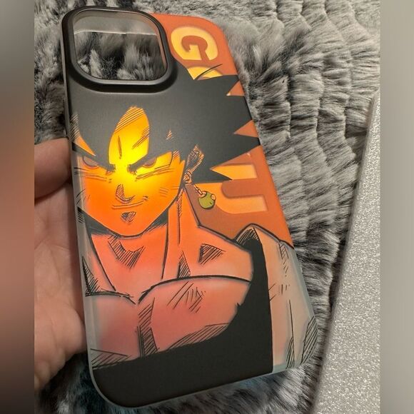 CASE for iPhone 12 Pro Max & iPhone 13 Pro Max color: Goku/orange black Animated - Picture 2 of 9